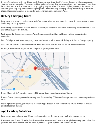 Quick Iphone Fixes at Techy