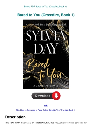 Books PDF Bared to You (Crossfire  Book 1)