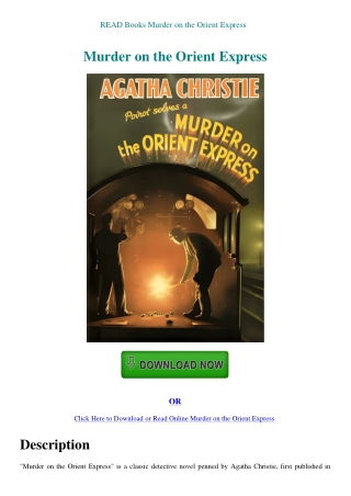 READ Books Murder on the Orient Express