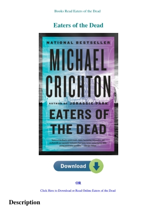 Books Read Eaters of the Dead
