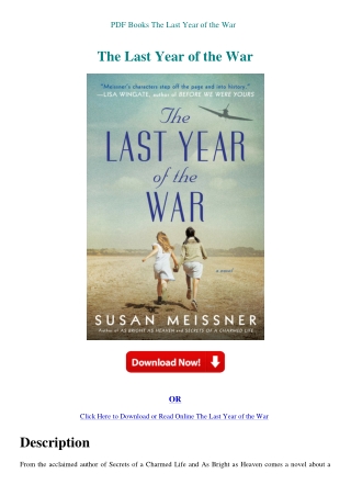 PDF Books The Last Year of the War