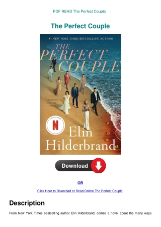 PDF READ The Perfect Couple