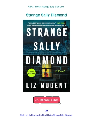 READ Books Strange Sally Diamond
