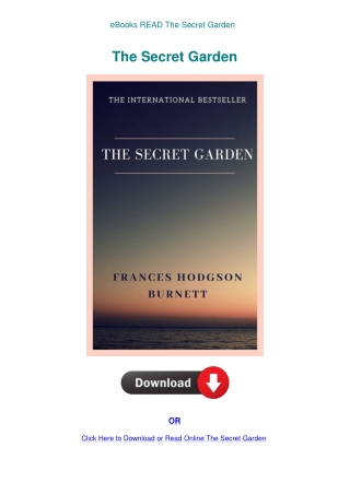 eBooks READ The Secret Garden