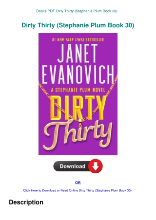 Books PDF Dirty Thirty (Stephanie Plum Book 30)