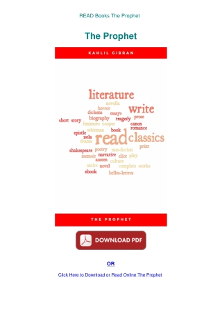 READ Books The Prophet