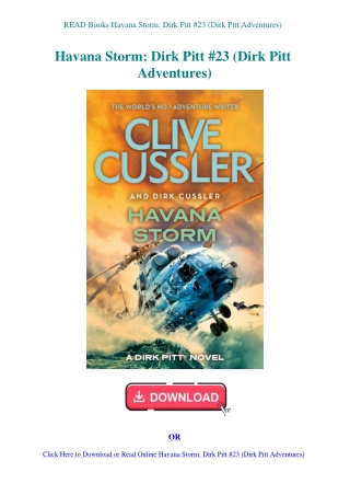 READ Books Havana Storm Dirk Pitt #23 (Dirk Pitt Adventures)