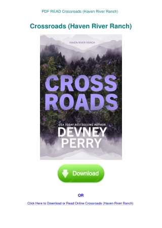 PDF READ Crossroads (Haven River Ranch)