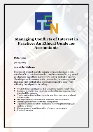 Managing Conflicts of Interest in Practice_ An Ethical Guide for Accountants