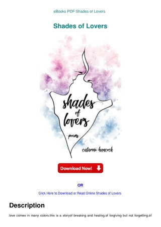 eBooks PDF Shades of Lovers