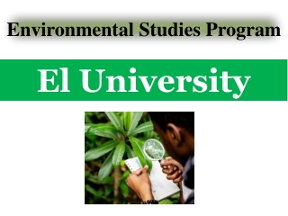 Environmental Studies Program