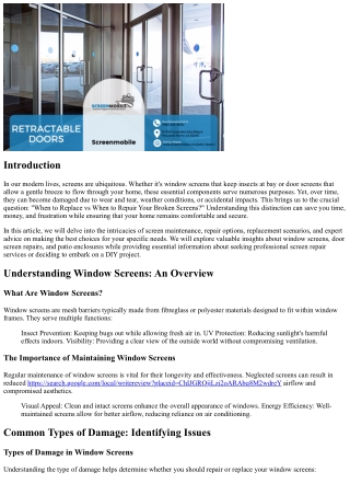 “When to Replace vs When to Repair Your Broken Screens”