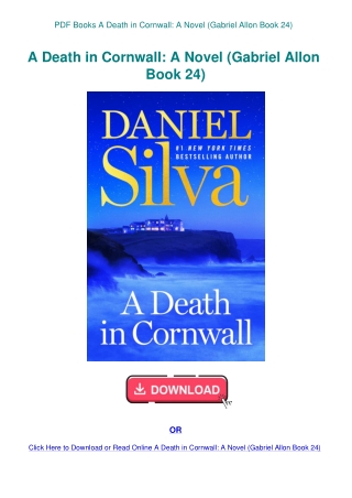PDF Books A Death in Cornwall A Novel (Gabriel Allon Book 24)