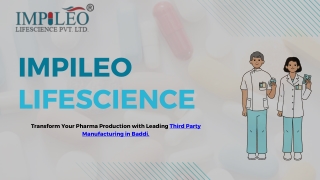 Third Party Manufacturing in Baddi