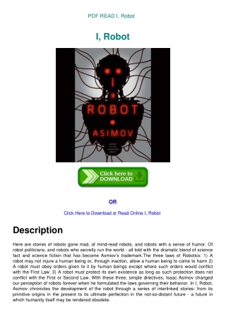PDF READ I  Robot