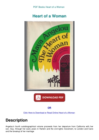 PDF Books Heart of a Woman
