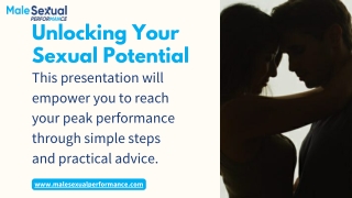 Unlocking Your Sexual Potential