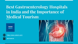 Best Gastroenterology Hospitals in India