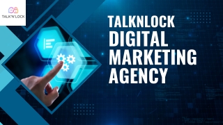 Talknlock Digital Marketing agency presentation
