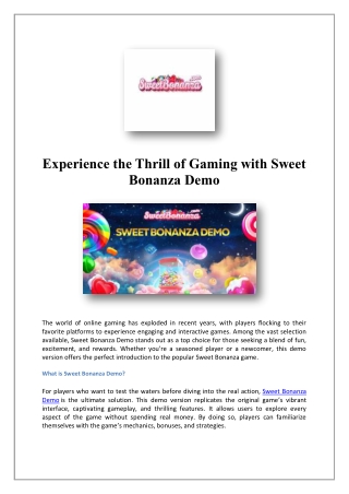 Sweet Bonanza Slot Demosunu Türkiye'de Sweet Bonanza ile oynayın