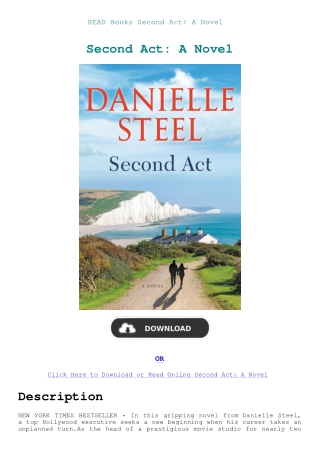 READ Books Second Act A Novel