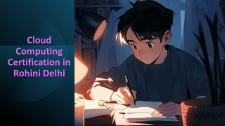 Cloud Computing Certification Course in Rohini Delhi