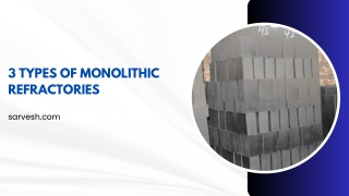 3 Types of Monolithic Refractories