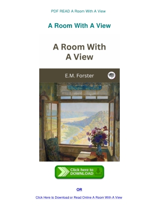PDF READ A Room With A View