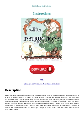 Books Read Instructions