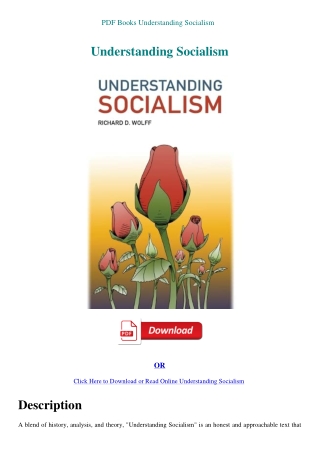 PDF Books Understanding Socialism