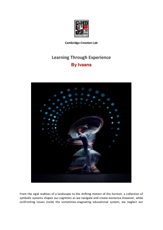 Learning Through Experience