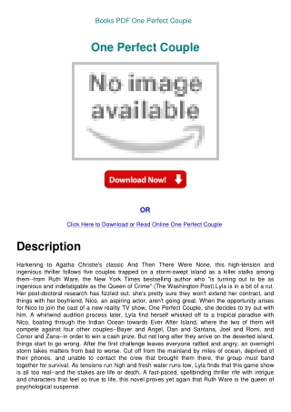 Books PDF One Perfect Couple