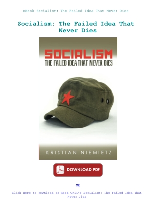 eBook Socialism The Failed Idea That Never Dies