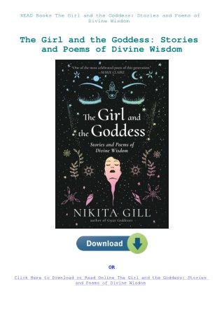 READ Books The Girl and the Goddess Stories and Poems of Divine Wisdom