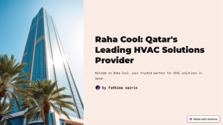 "Raha Cool - Premium Air Conditioning Solutions for Your Comfort"