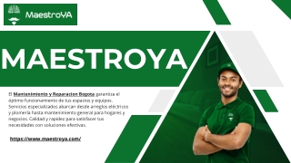 MaestroYA Mantenimiento y Reparacion Bogota