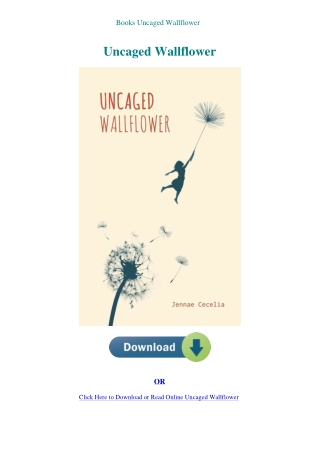 Books  Uncaged Wallflower