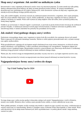 Skup brylantów i srebra: Jak zyskać na niezwykłym rynku