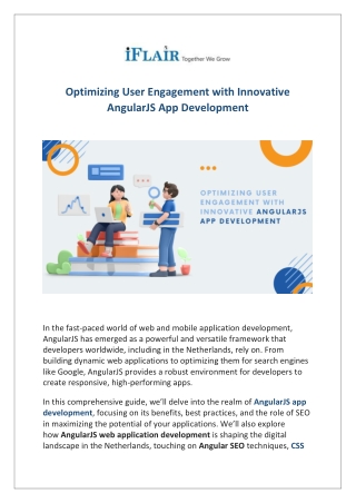 Optimizing User Engagement with Innovative AngularJS App Development