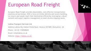 European Road Freight