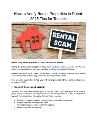How to Verify Rental Properties in Dubai_ 2025 Tips for Tenants
