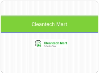 Cleantech Mart- the largest marketplace for Millet and millet products