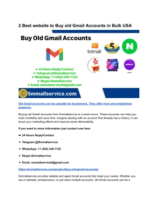2 Best website to Buy old Gmail Accounts in Bulk USA (1)