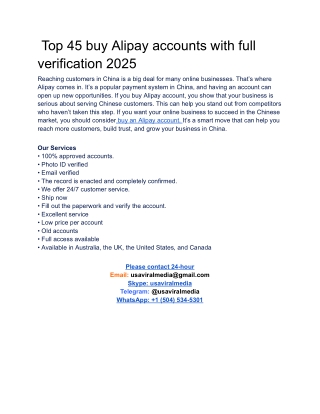 _Top 45 buy Alipay accounts with full verification 2025
