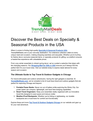 Health & Wellness Products USA