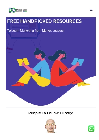 Digital Orix Academy: Your Hub for Free Marketing Resources