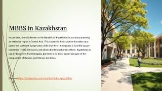 MBBS in Kazakhstan: Your Path to Affordable and Quality Medical Education