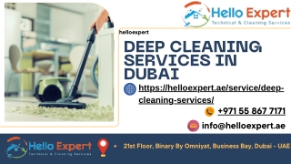 DeepCleaningservicesinDubai