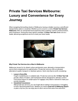 Private Taxi Services Melbourne_ Luxury and Convenience for Every Journey (1)
