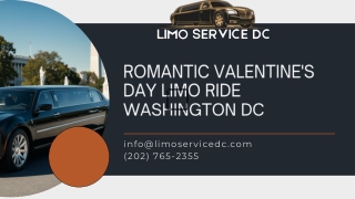 Romantic Valentine's Day Limo Ride Washington DC